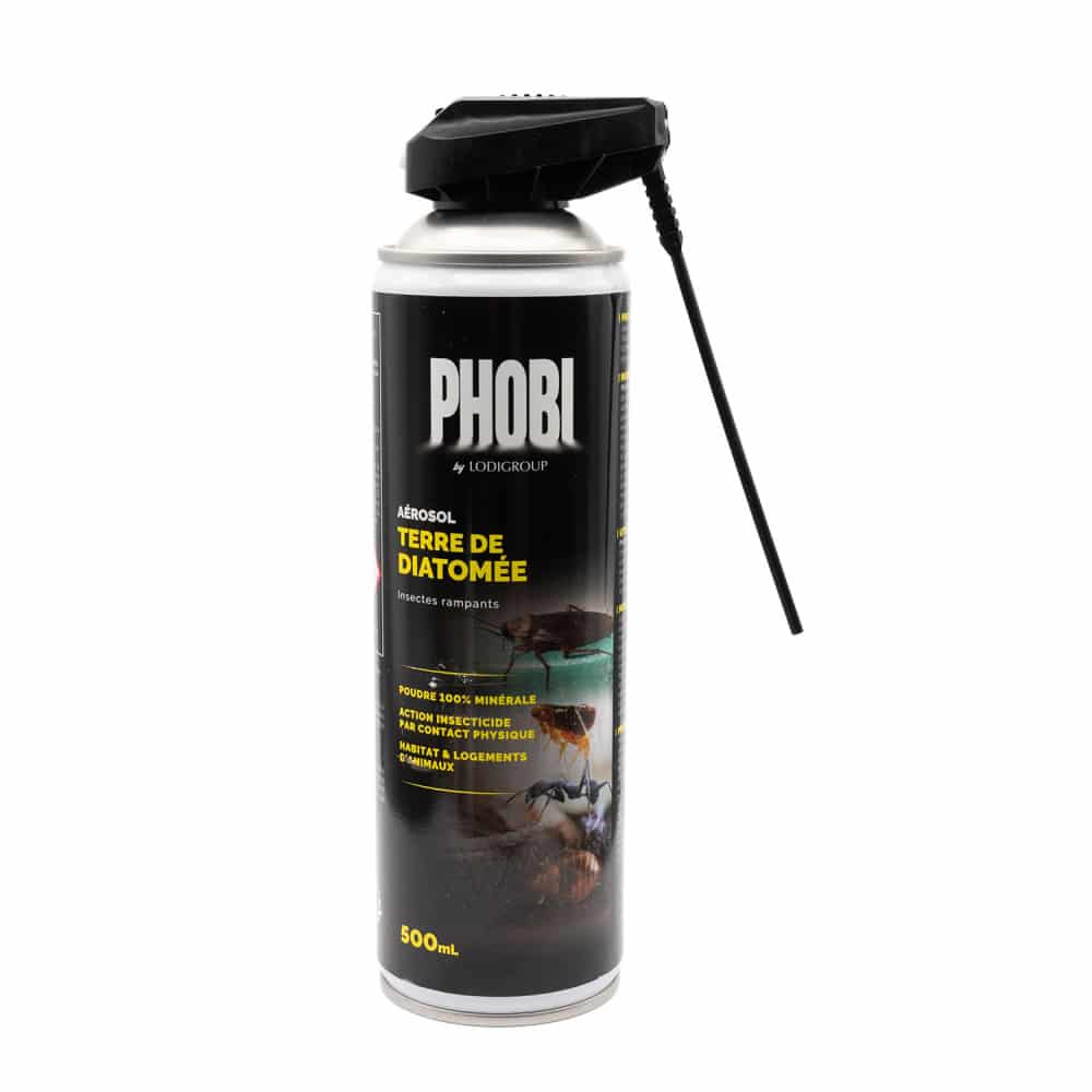 terre de diatomee minerale en aerosol anti insectes phobi - D.D.N Boutique