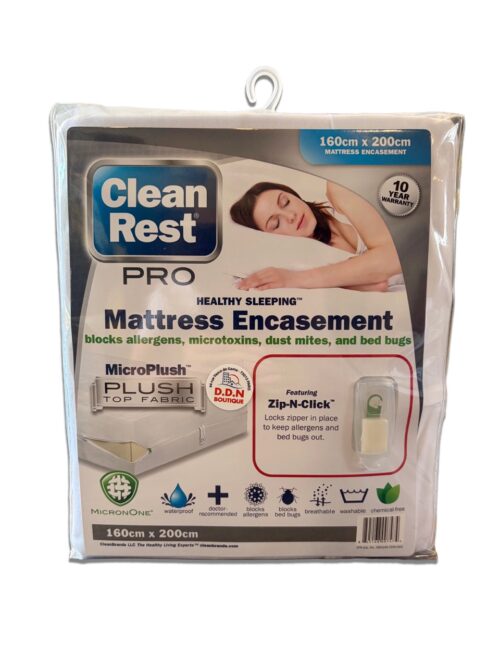 Housse de protection de matelas anti-punaises de lit 160x200cm